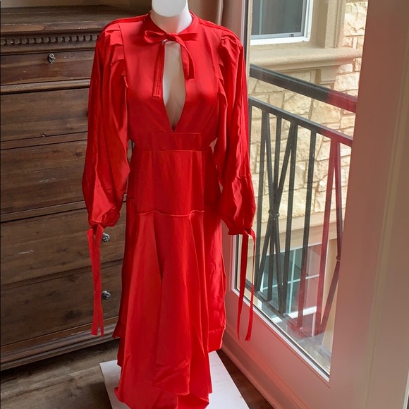 HOST PIC πΉAMAZING SELF PORTRAIT SATIN MIDI DRESS - Picture 3 of 8